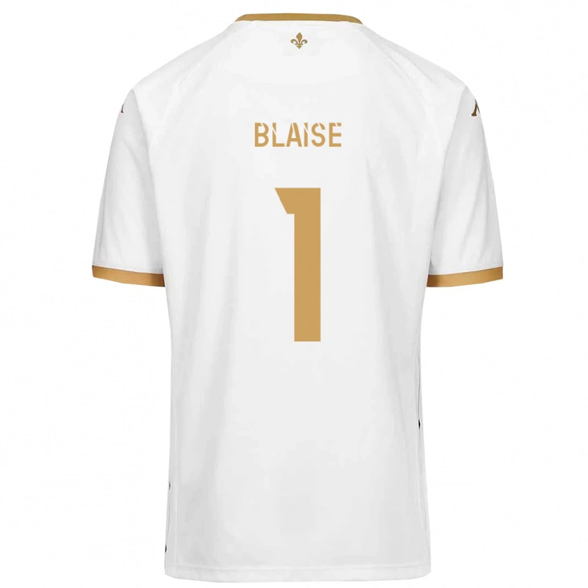 Danxen Damen Enzo Blaise #1 Weiß Gold Auswärtstrikot Trikot 2025/26 T-Shirt
