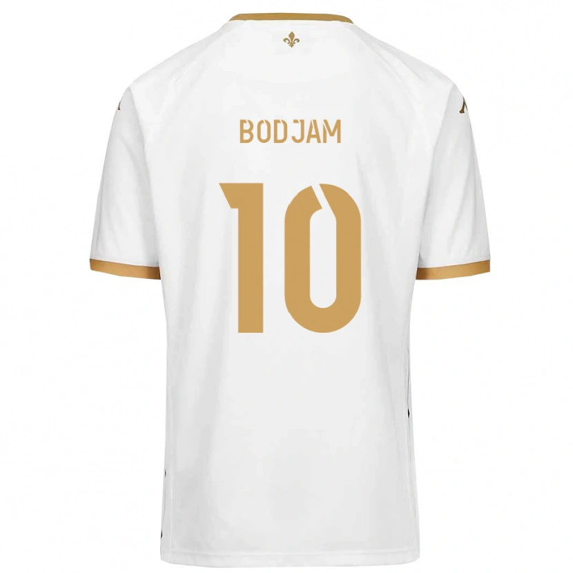 Danxen Damen Dabana Bodjam #10 Weiß Gold Auswärtstrikot Trikot 2025/26 T-Shirt