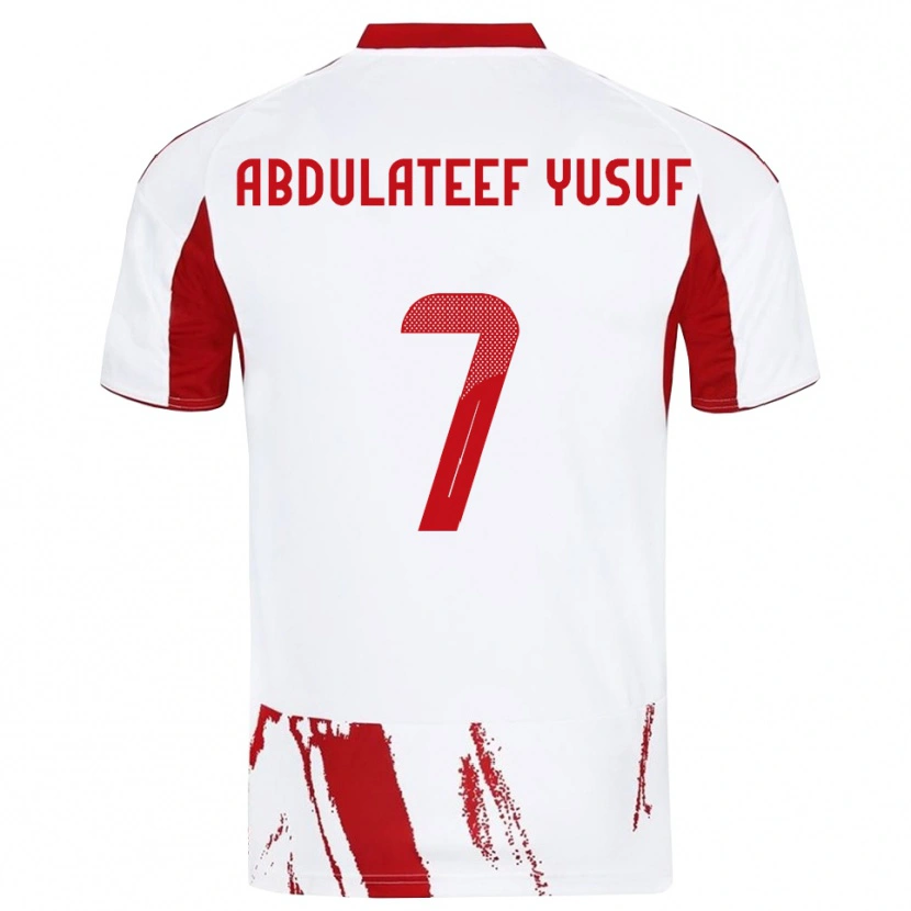 Danxen Damen Taiye Abdulateef Yusuf #7 Weiß Rot Auswärtstrikot Trikot 2025/26 T-Shirt