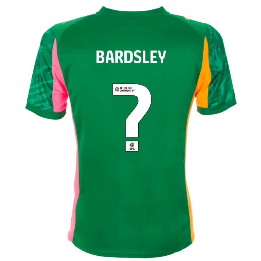 Danxen Kinder Harvey Bardsley #0 Trikot Grün Orange Torwarttrikot 2025/26