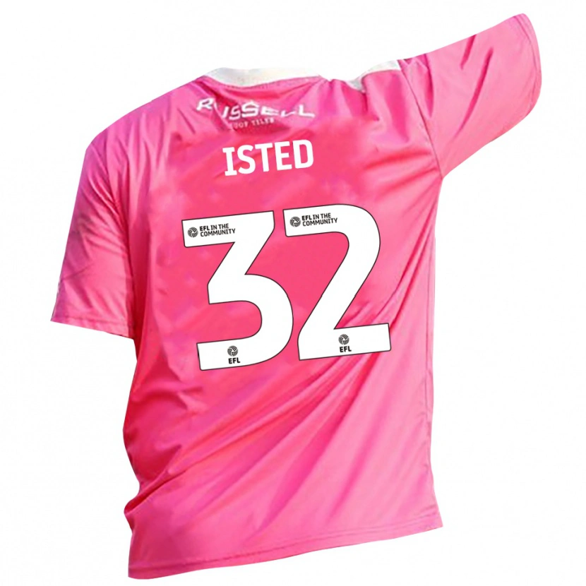 Danxen Kinder Harry Isted #32 Trikot Rosenrosa Torwarttrikot 2025/26