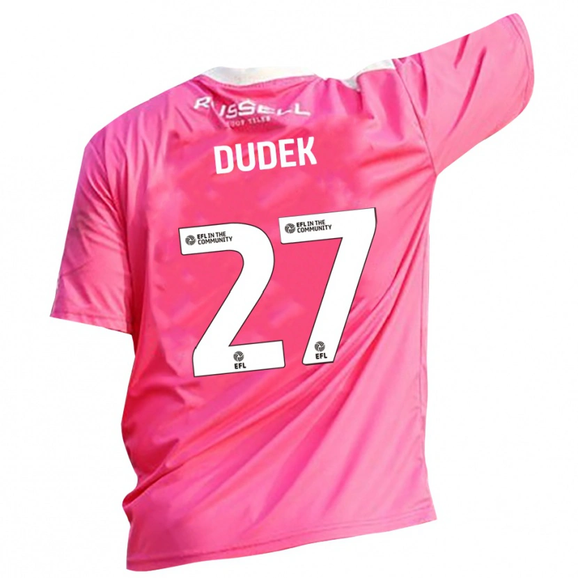 Danxen Kinder Kamil Dudek #27 Trikot Rosenrosa Torwarttrikot 2025/26