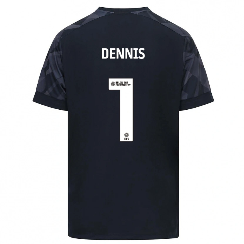 Danxen Kinder Jake Dennis #1 Trikot Schwarz Weiß Torwarttrikot 2025/26