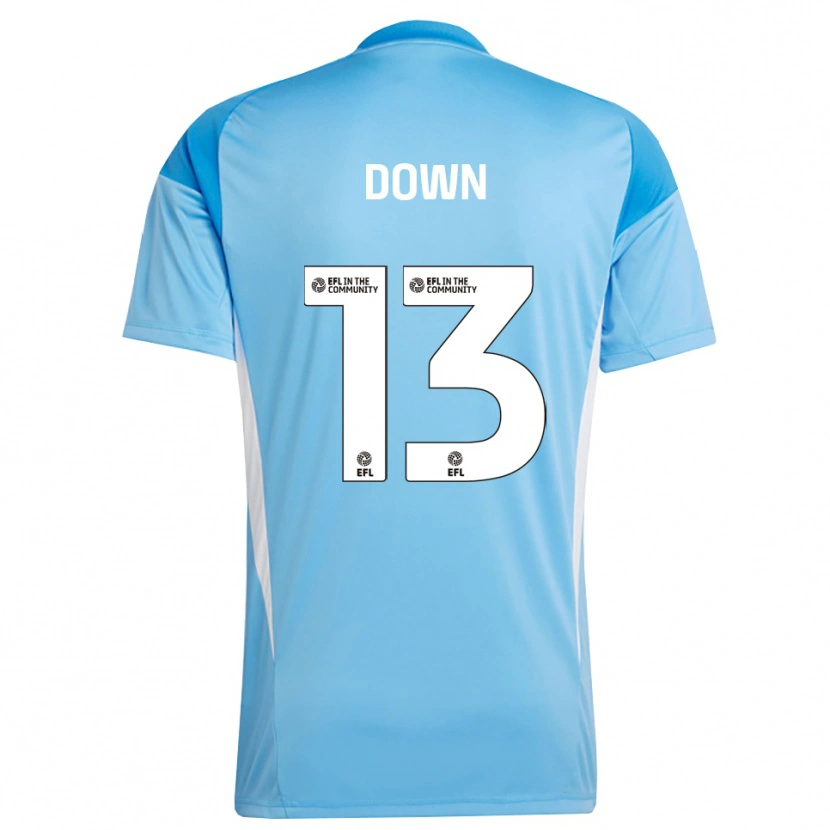 Danxen Kinder Sam Down #13 Trikot Himmelblau Torwarttrikot 2025/26
