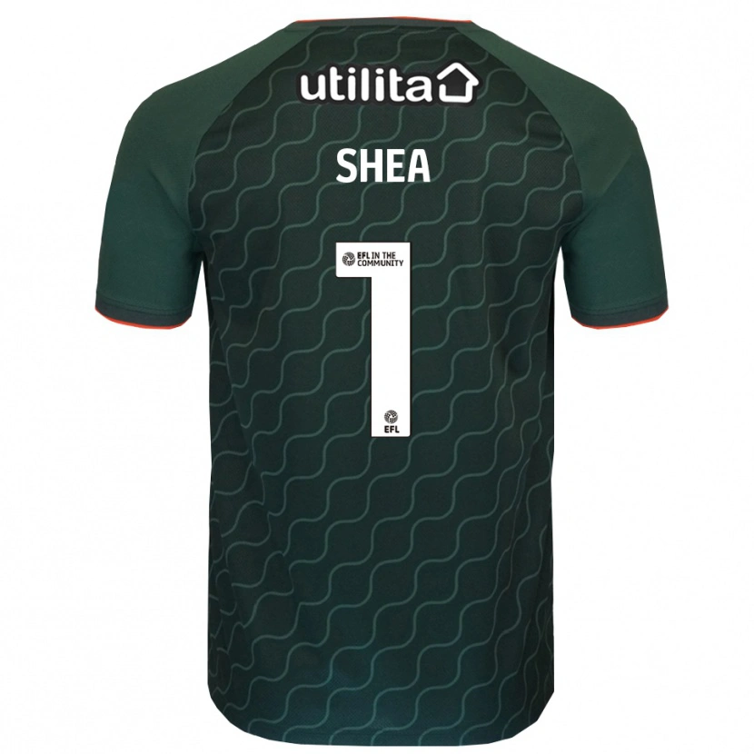 Danxen Kinder James Shea #1 Trikot Dunkelgrün Torwarttrikot 2025/26
