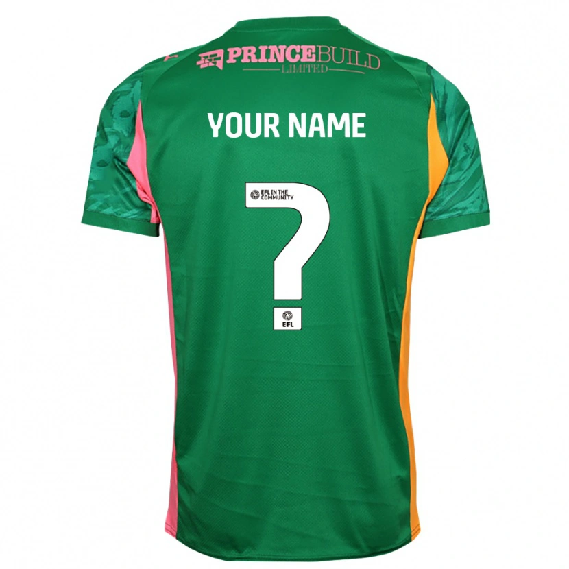 Danxen Kinder Peterborough United Grün Rosa Trikot Torwarttrikot 2025/26