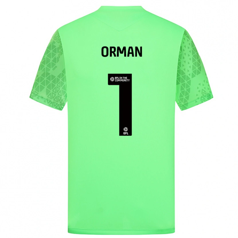 Danxen Kinder Emily Orman #1 Trikot Hellgrün Torwarttrikot 2025/26
