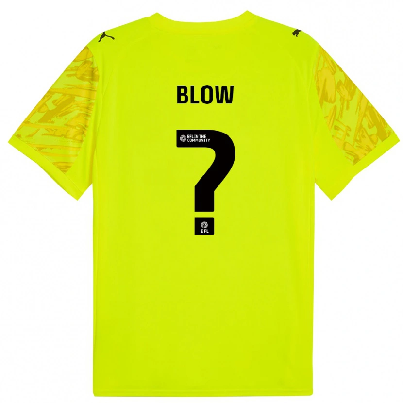 Danxen Kinder Hayden Blow #0 Trikot Fluoreszierendes Grün Schwarz Torwarttrikot 2025/26