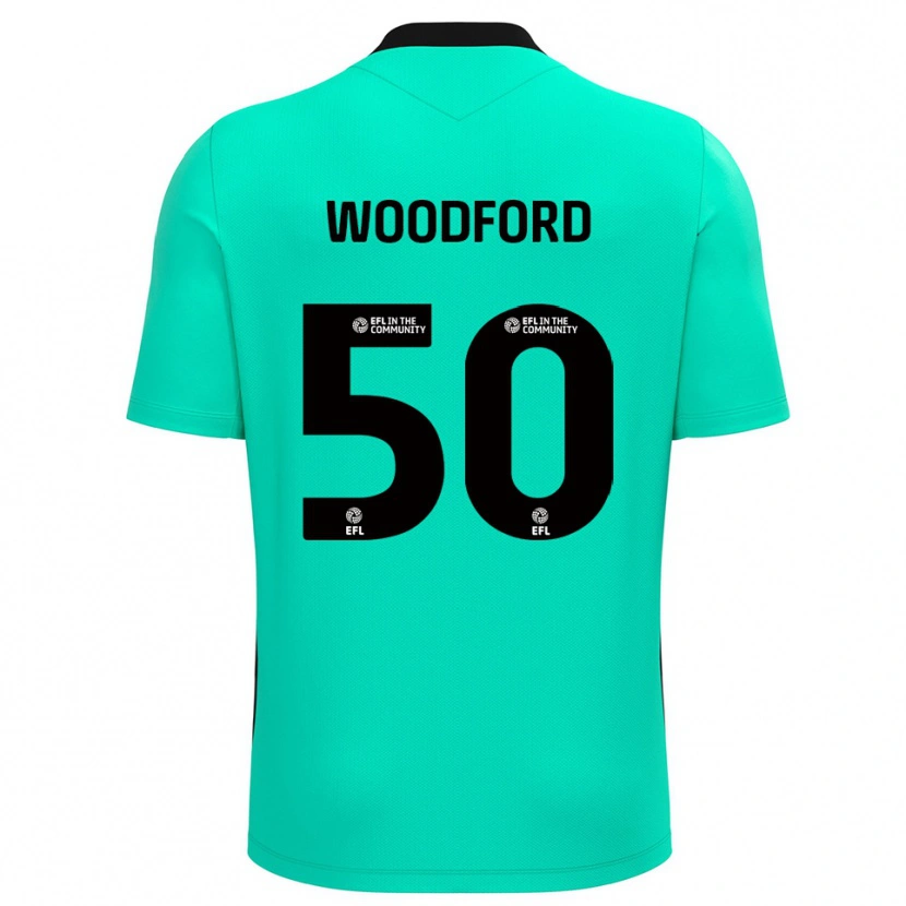 Danxen Kinder Max Woodford #50 Trikot Türkis Torwarttrikot 2025/26