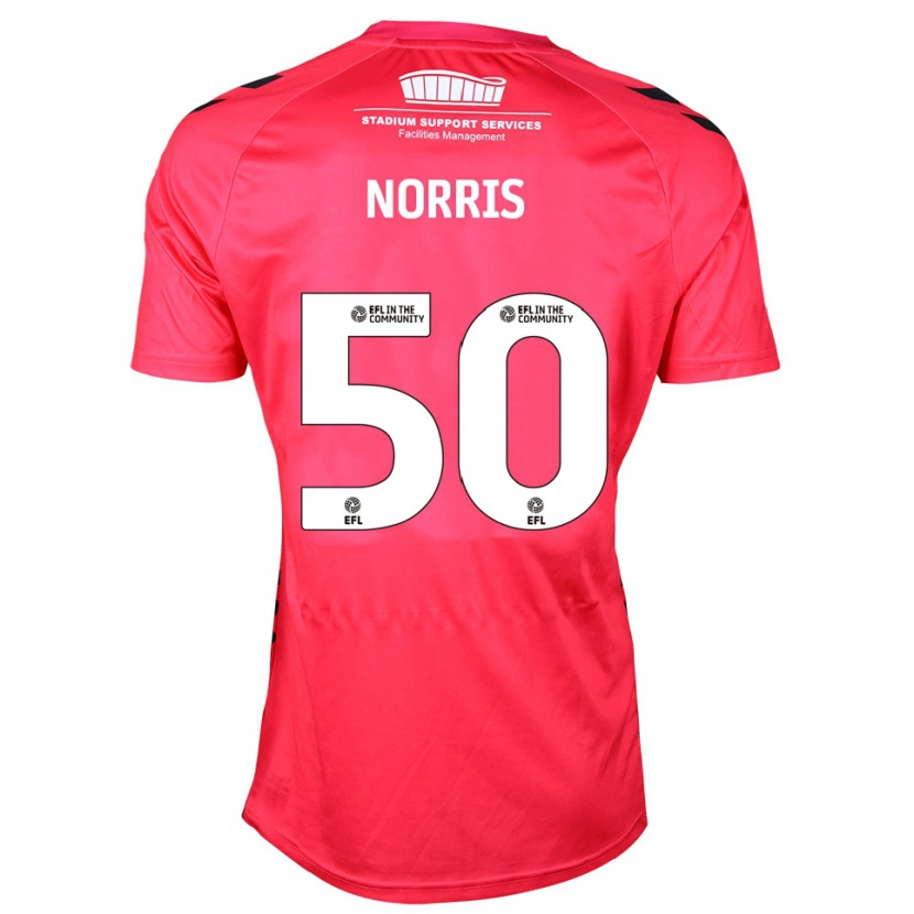 Danxen Kinder Will Norris #50 Trikot Rot Weiß Torwarttrikot 2025/26