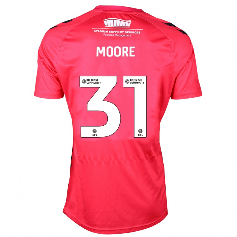Danxen Kinder Stuart Moore #31 Trikot Rot Weiß Torwarttrikot 2025/26