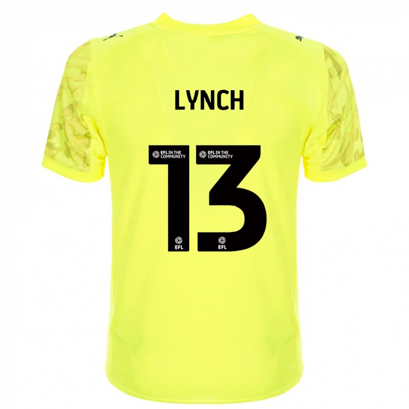 Danxen Kinder Jay Lynch #13 Trikot Gelb Schwarz Torwarttrikot 2025/26