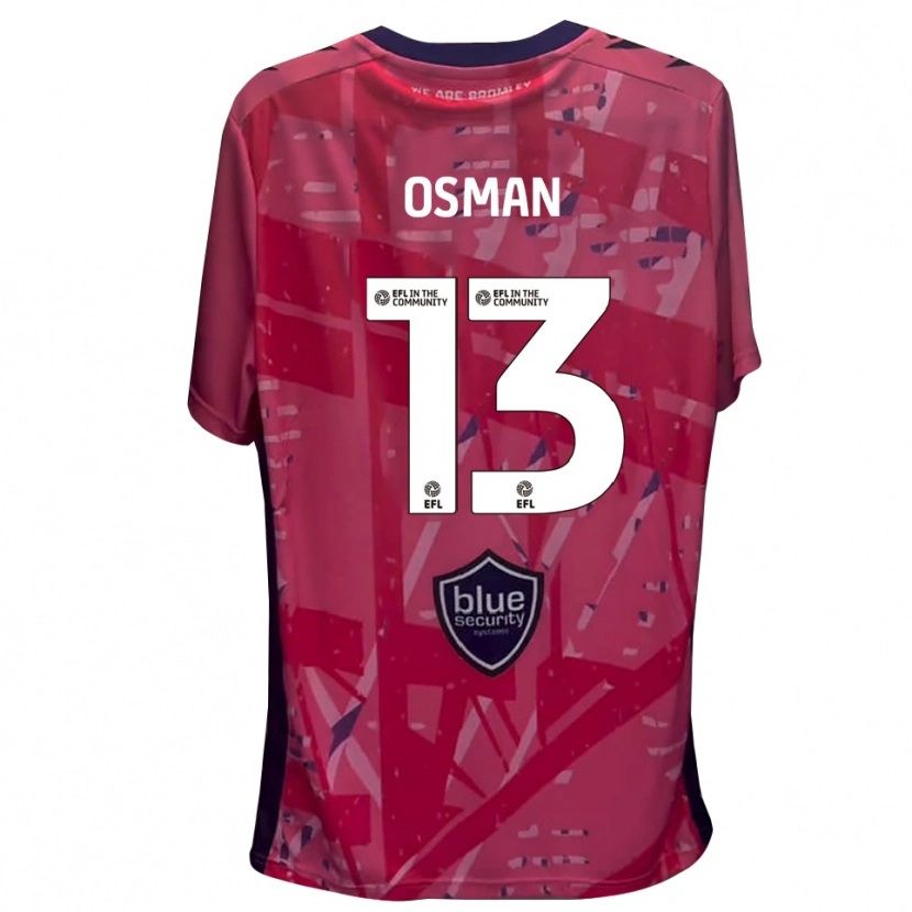 Danxen Kinder Cemal Osman #13 Trikot Pink Weiß Torwarttrikot 2025/26