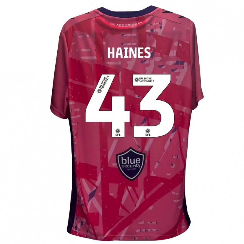 Danxen Kinder Harry Haines #43 Trikot Pink Weiß Torwarttrikot 2025/26