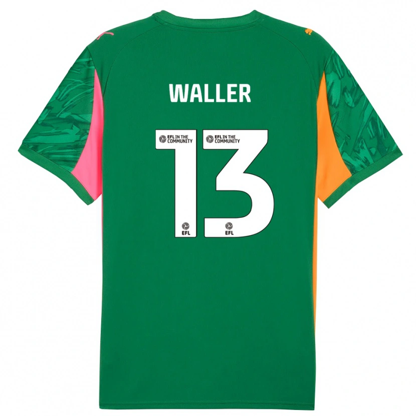 Danxen Kinder Sam Waller #13 Trikot Grün Rosa Orange Torwarttrikot 2025/26