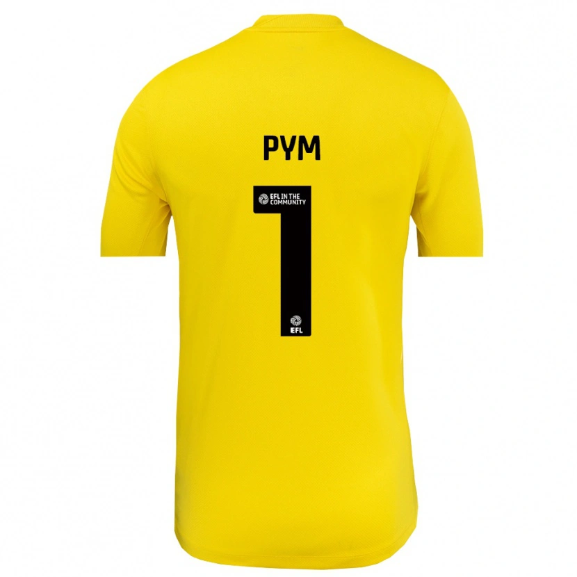 Danxen Kinder Christy Pym #1 Trikot Gelb Schwarz Torwarttrikot 2025/26