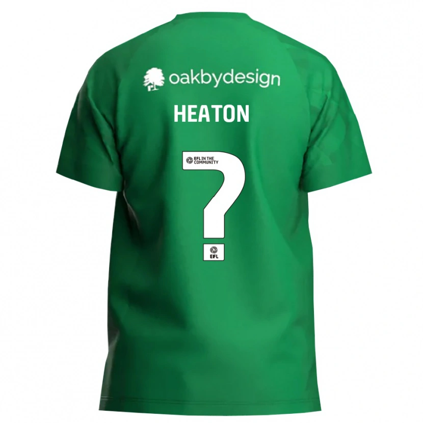 Danxen Kinder Alice Heaton #0 Trikot Grün Weiß Torwarttrikot 2025/26