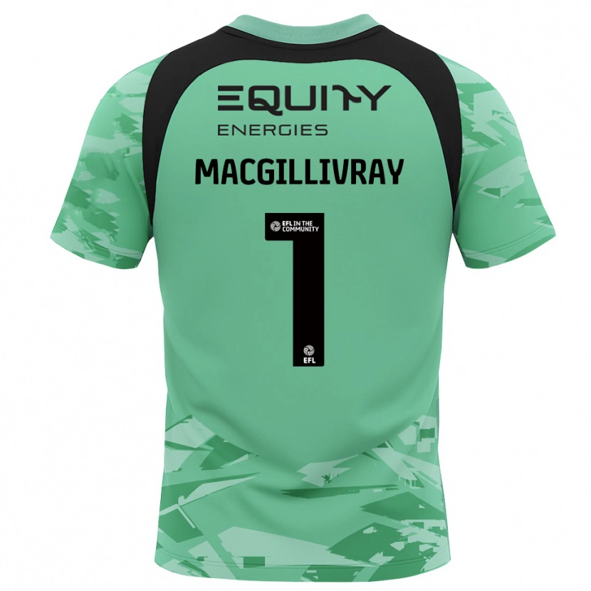 Danxen Kinder Craig MacGillivray #1 Trikot Hellgrün Glack Torwarttrikot 2025/26