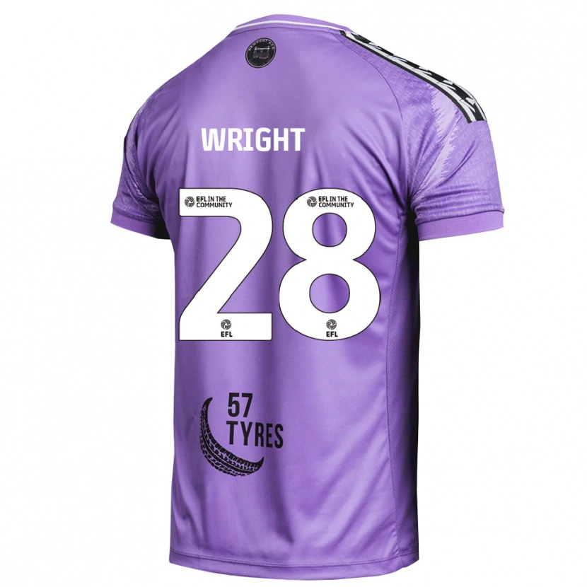 Danxen Kinder Jordan Wright #28 Trikot Hellviolett Torwarttrikot 2025/26