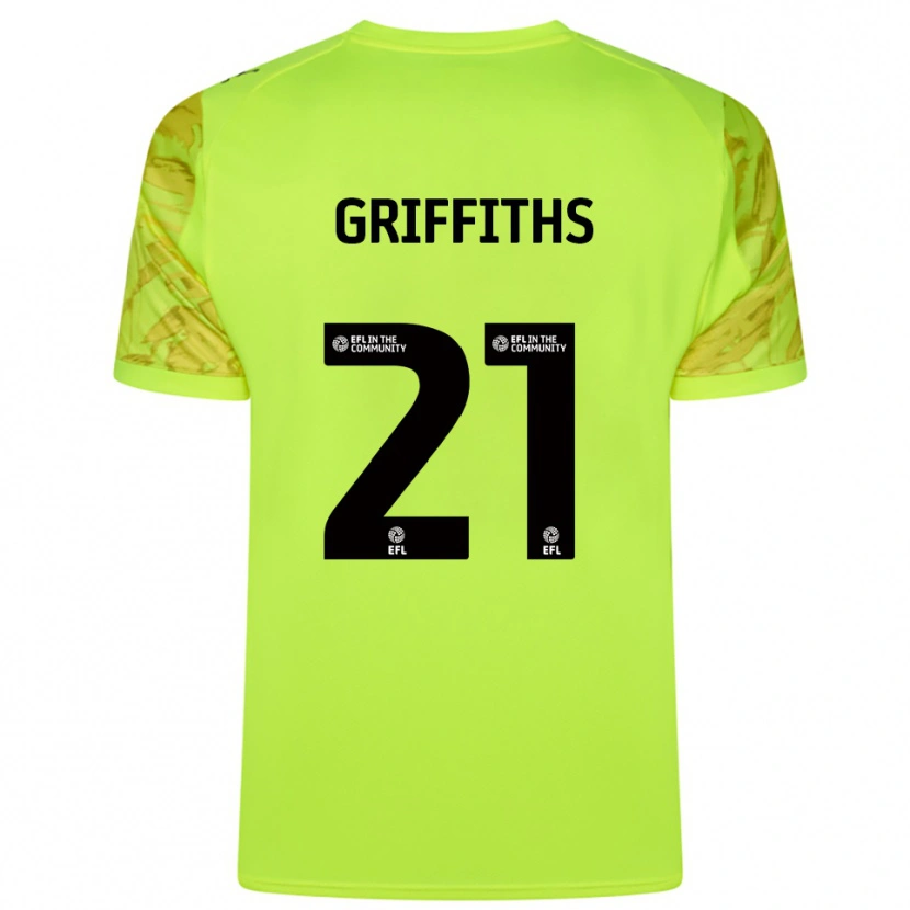 Danxen Kinder Harry Griffiths #21 Trikot Leuchtendes Grün Torwarttrikot 2025/26