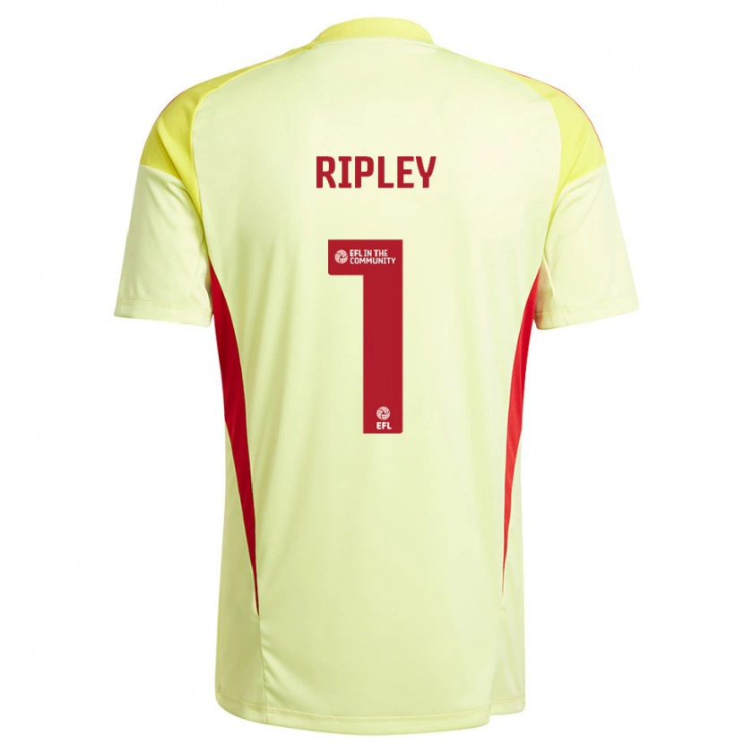 Danxen Kinder Connor Ripley #1 Trikot Blassgelb Torwarttrikot 2025/26