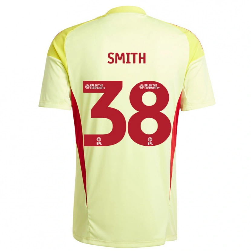 Danxen Kinder Sam Smith #38 Trikot Blassgelb Torwarttrikot 2025/26