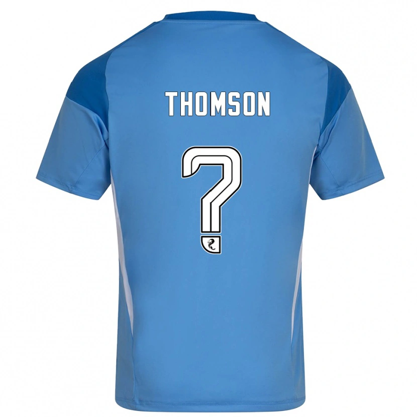 Danxen Kinder Ethan Thomson #0 Trikot Blau Weiß Torwarttrikot 2025/26