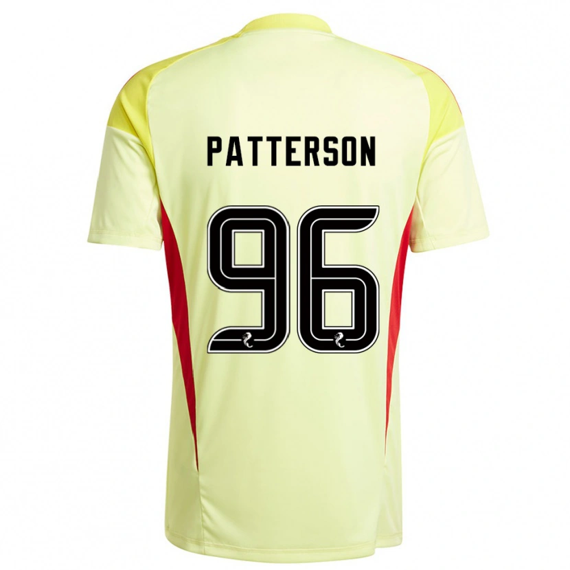 Danxen Kinder Cameron Patterson #96 Trikot Gelb Rot Torwarttrikot 2025/26