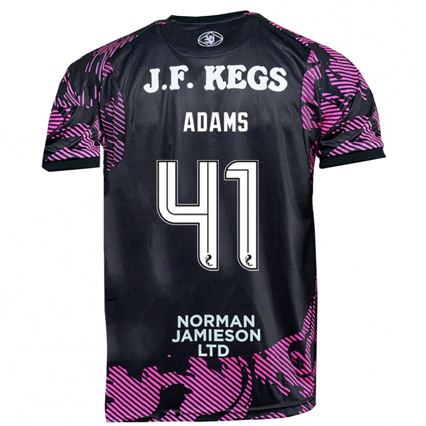 Danxen Kinder Ruairidh Adams #41 Trikot Pink Schwarz Torwarttrikot 2025/26