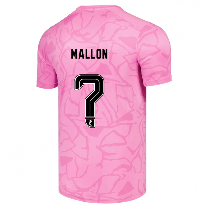 Danxen Kinder Ryan Mallon #0 Trikot Pink Schwarz Torwarttrikot 2025/26
