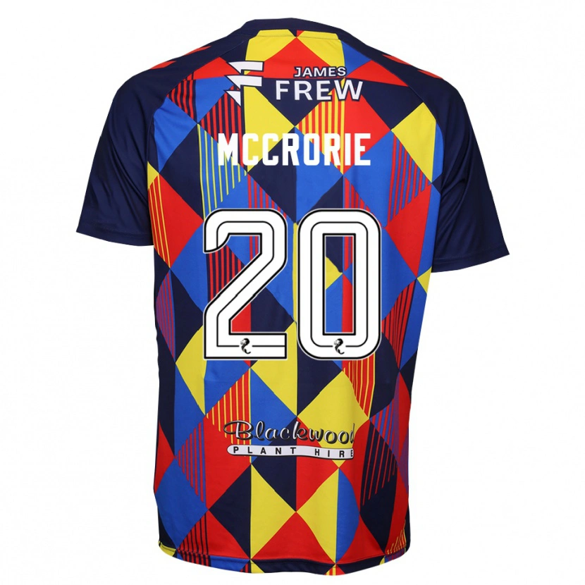 Danxen Kinder Robby McCrorie #20 Trikot Königsblau Rot Torwarttrikot 2025/26