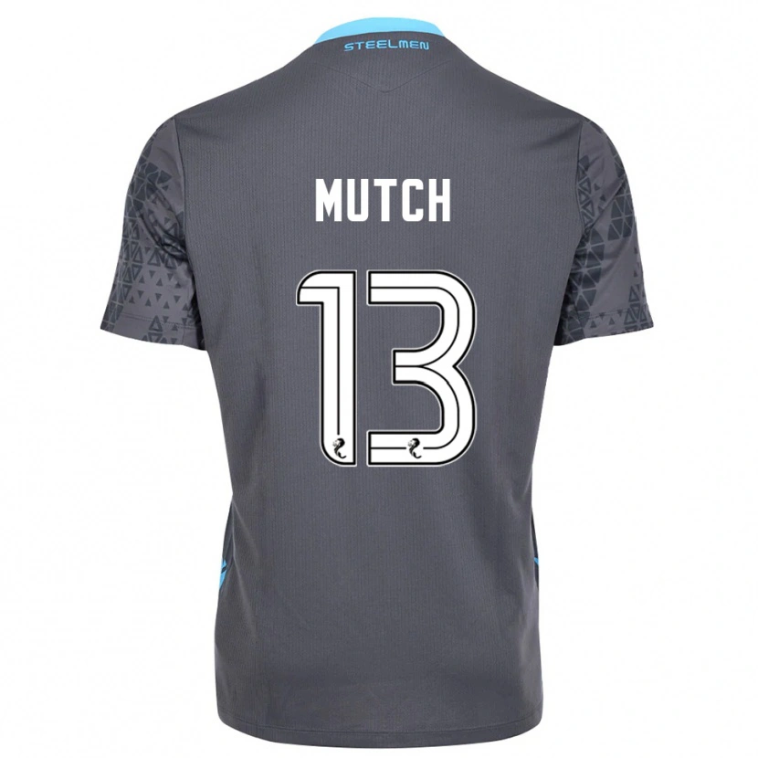 Danxen Kinder Emily Mutch #13 Trikot Grau Weiß Torwarttrikot 2025/26