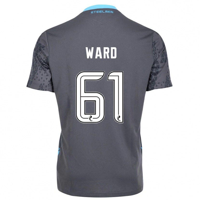 Danxen Kinder Calum Ward #61 Trikot Grau Weiß Torwarttrikot 2025/26