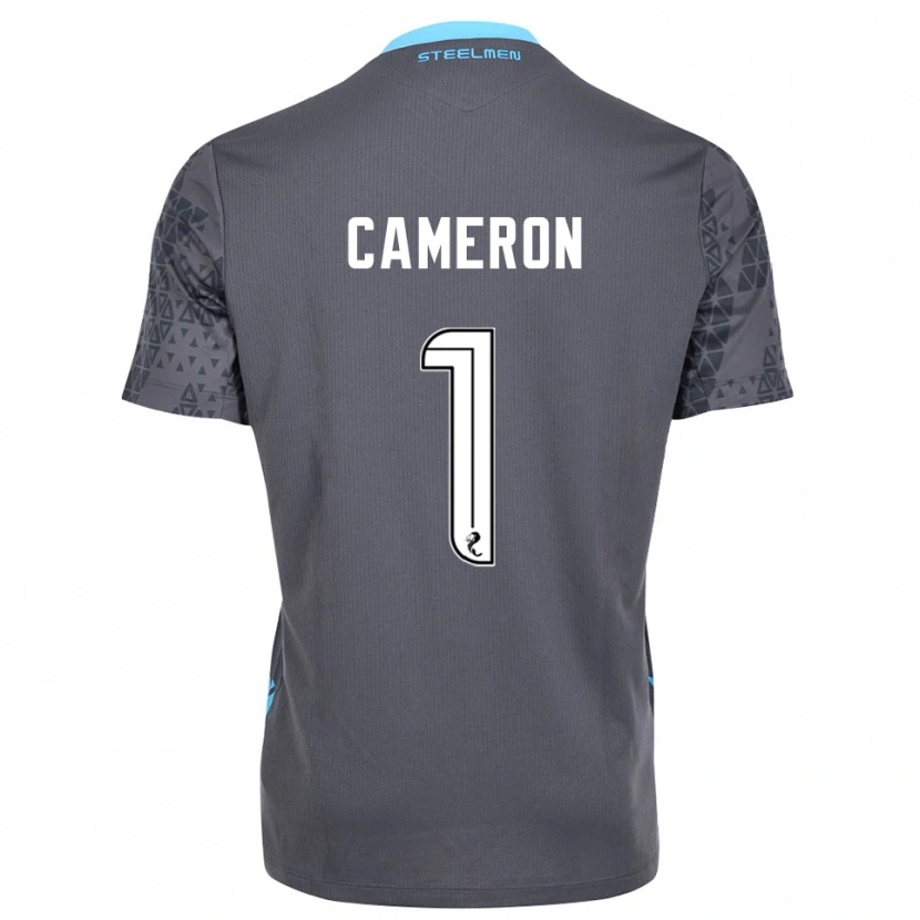 Danxen Kinder Rebecca Cameron #1 Trikot Grau Weiß Torwarttrikot 2025/26