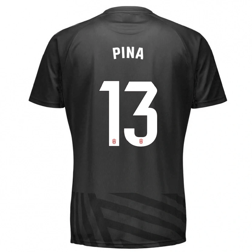 Danxen Kinder Antonio Pina #13 Trikot Grau Schwarz Torwarttrikot 2025/26