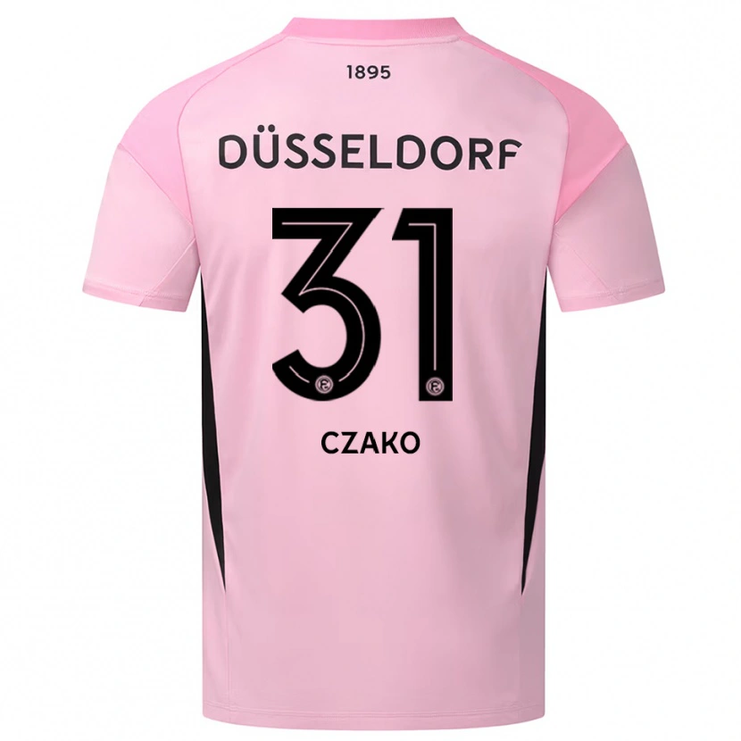 Danxen Kinder Milán Czakó #31 Trikot Rosa Schwarz Torwarttrikot 2025/26