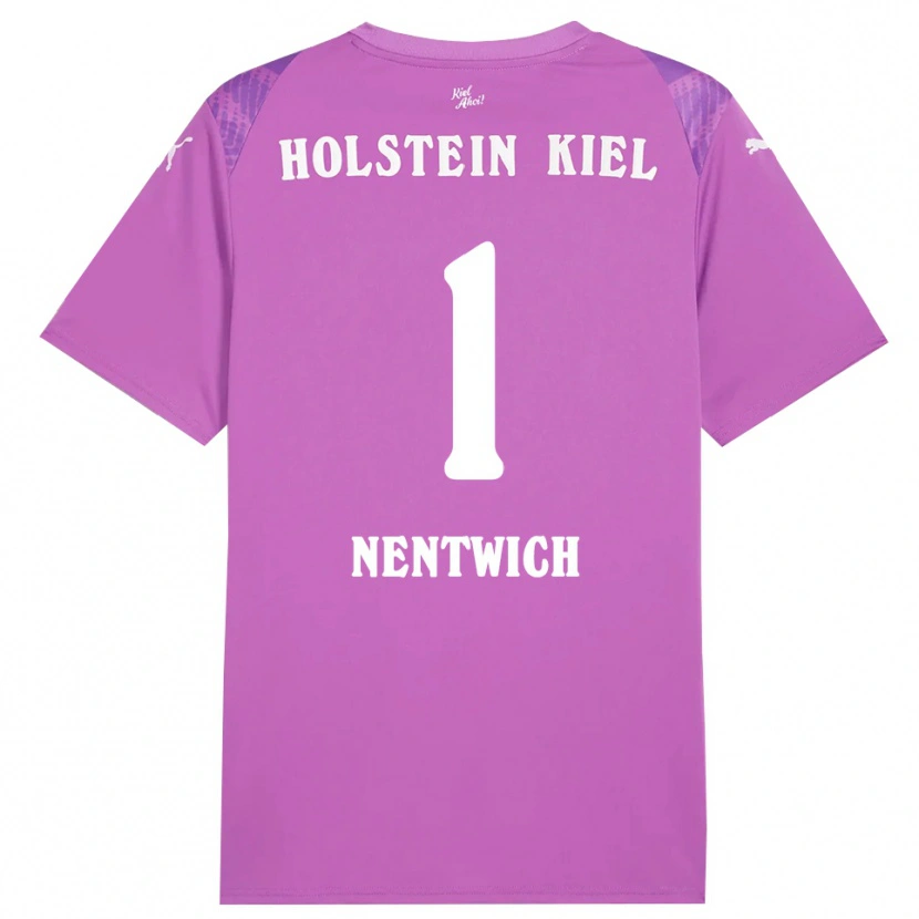 Danxen Kinder Emma Nentwich #1 Trikot Lila Weiß Torwarttrikot 2025/26