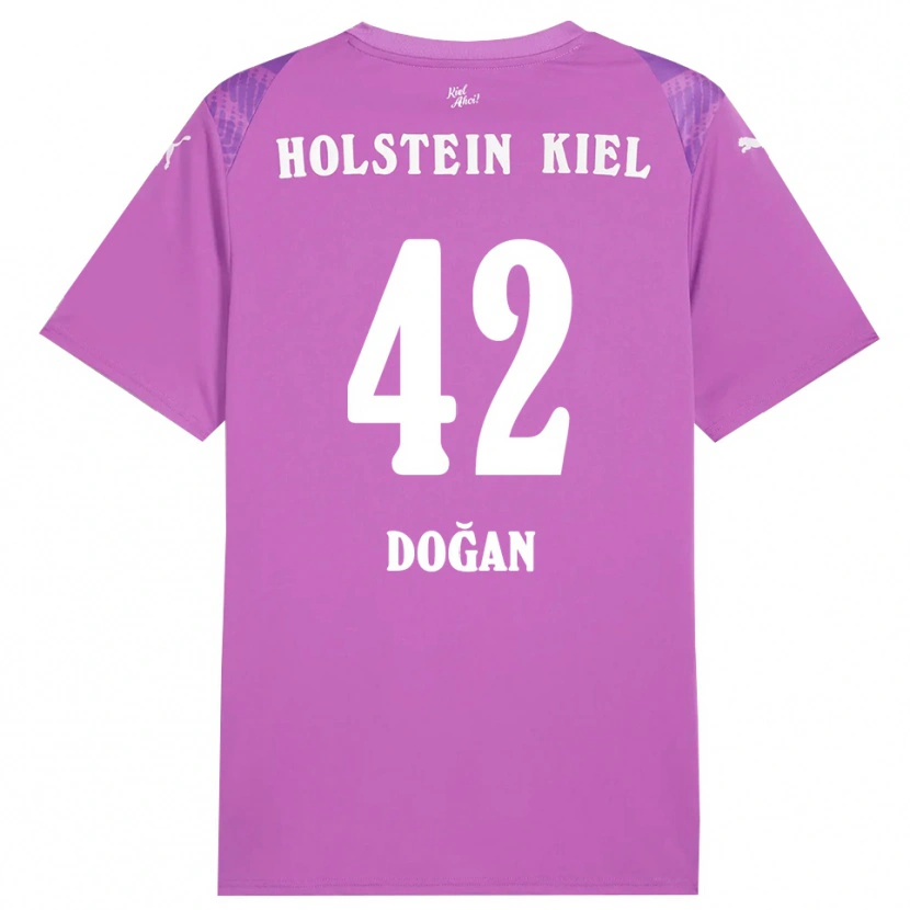 Danxen Kinder Tyler Doğan #42 Trikot Lila Weiß Torwarttrikot 2025/26