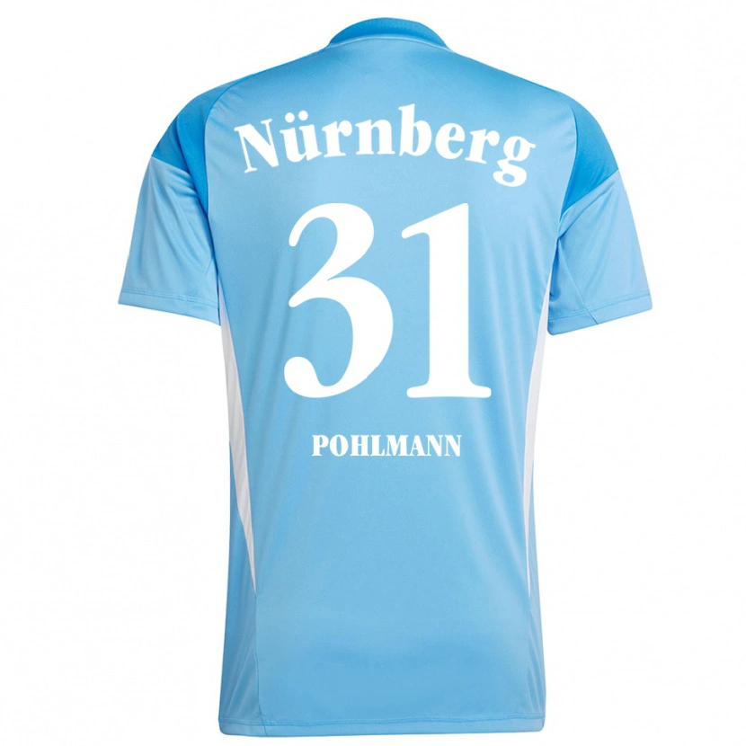 Danxen Kinder Lennart Pohlmann #31 Trikot Hellblau Weiß Torwarttrikot 2025/26