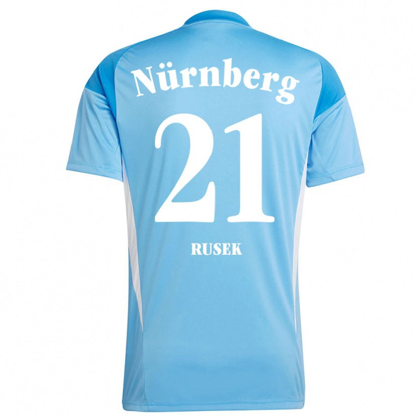 Danxen Kinder Larissa Rusek #21 Trikot Hellblau Weiß Torwarttrikot 2025/26