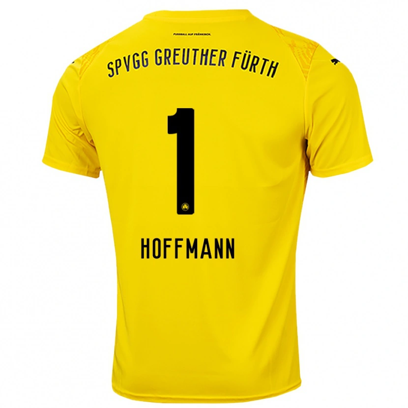 Danxen Kinder Simon Hoffmann #1 Trikot Gelb Schwarz Torwarttrikot 2025/26