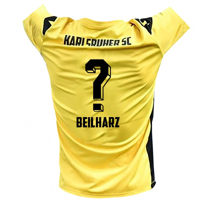 Danxen Kinder Charlotte Beilharz #0 Trikot Gelb Schwarz Torwarttrikot 2025/26