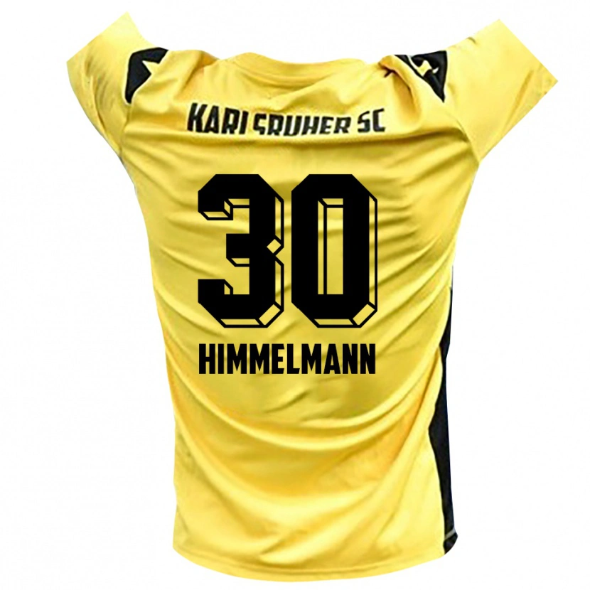 Danxen Kinder Robin Himmelmann #30 Trikot Gelb Schwarz Torwarttrikot 2025/26