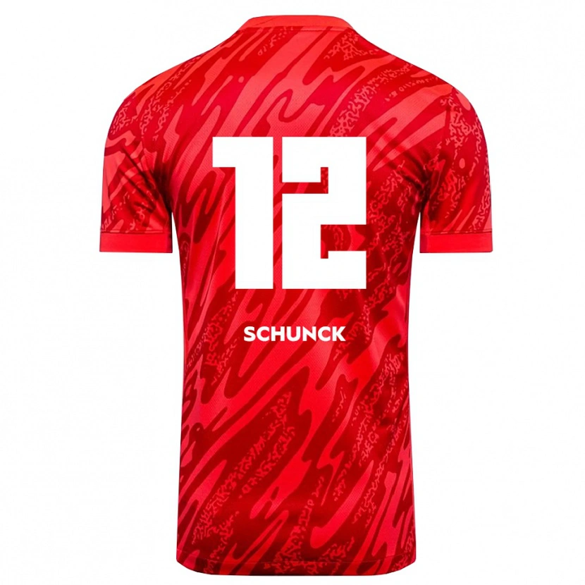 Danxen Kinder Jan Schunck #12 Trikot Rot Weiß Torwarttrikot 2025/26
