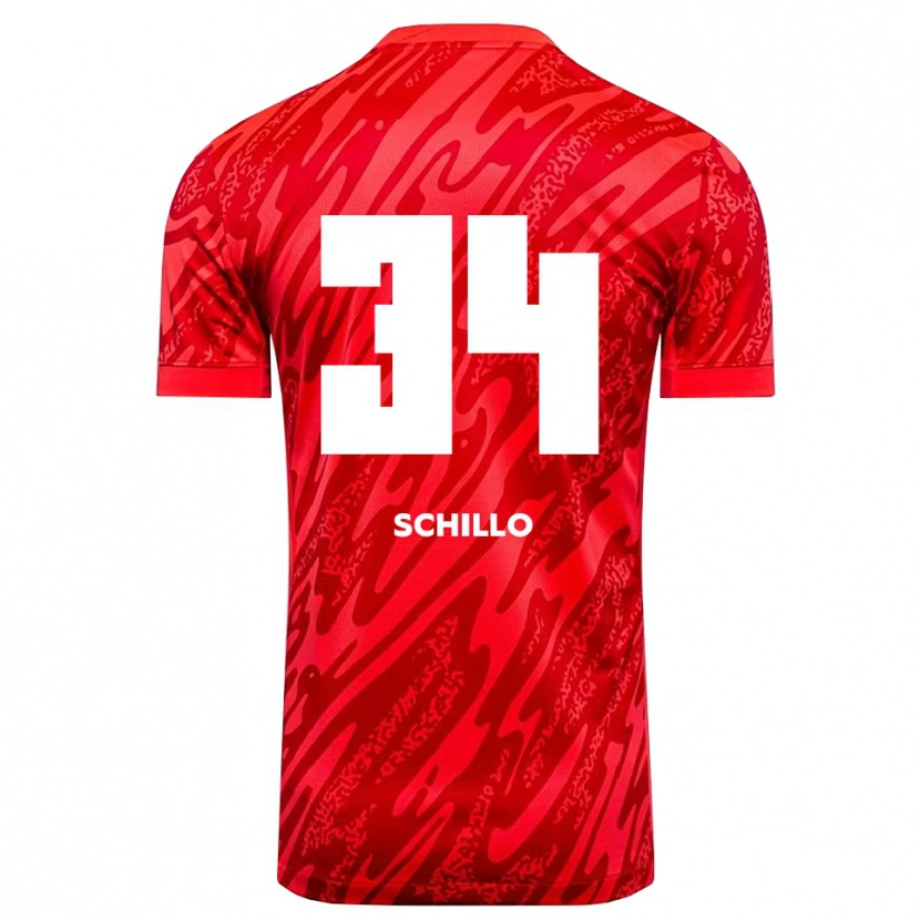 Danxen Kinder Hannah Schillo #34 Trikot Rot Weiß Torwarttrikot 2025/26