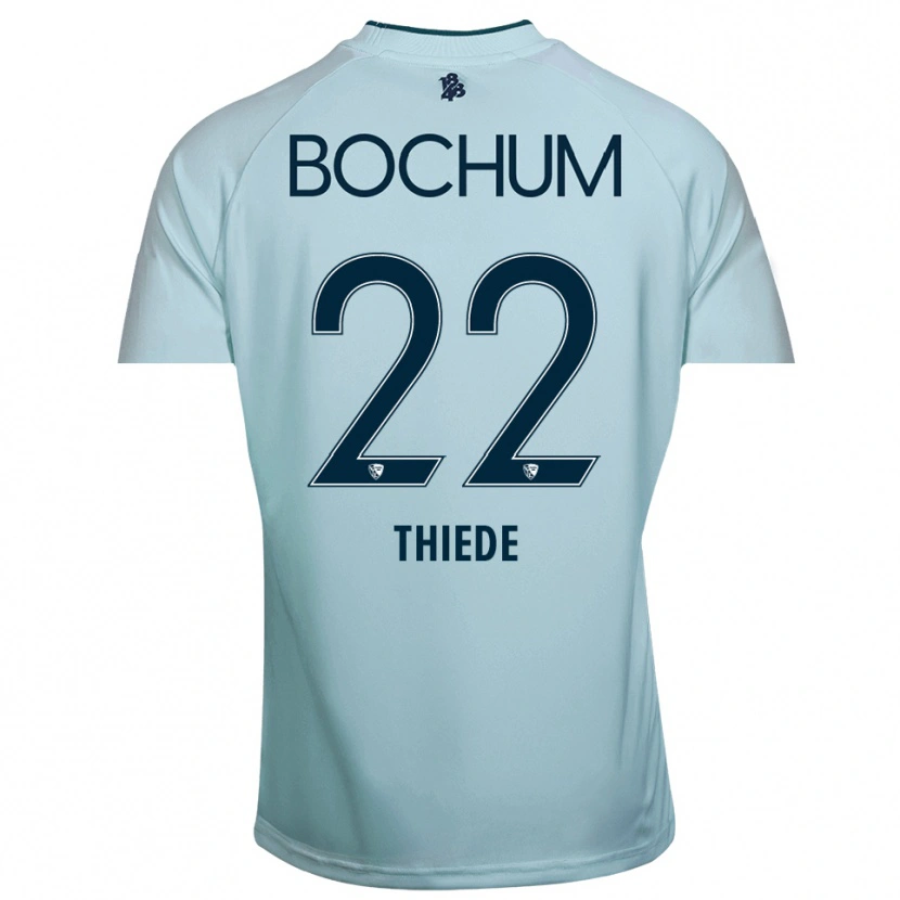 Danxen Kinder Niclas Thiede #22 Trikot Cyan-Blau Torwarttrikot 2025/26