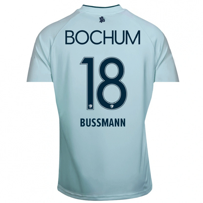 Danxen Kinder Benjamin Bußmann #18 Trikot Cyan-Blau Torwarttrikot 2025/26