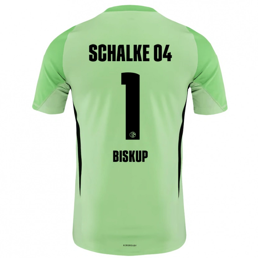 Danxen Kinder Marcell Biskup #1 Trikot Hellgrün Schwarz Torwarttrikot 2025/26