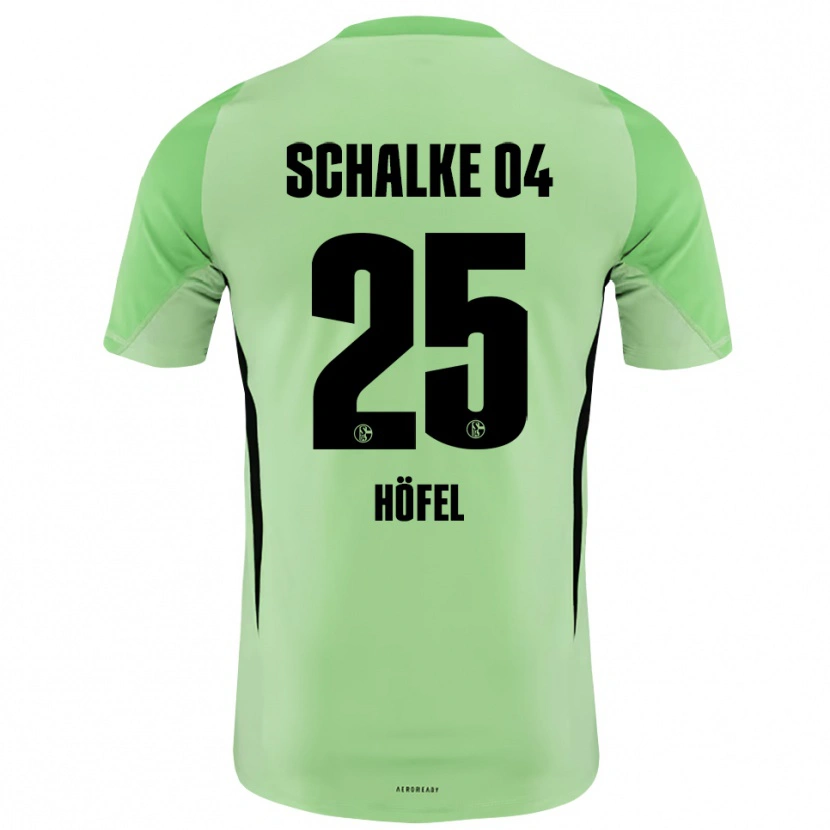 Danxen Kinder Luca Höfel #25 Trikot Hellgrün Schwarz Torwarttrikot 2025/26
