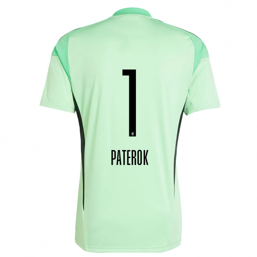Danxen Kinder Tim Paterok #1 Trikot Hellgrün Schwarz Torwarttrikot 2025/26